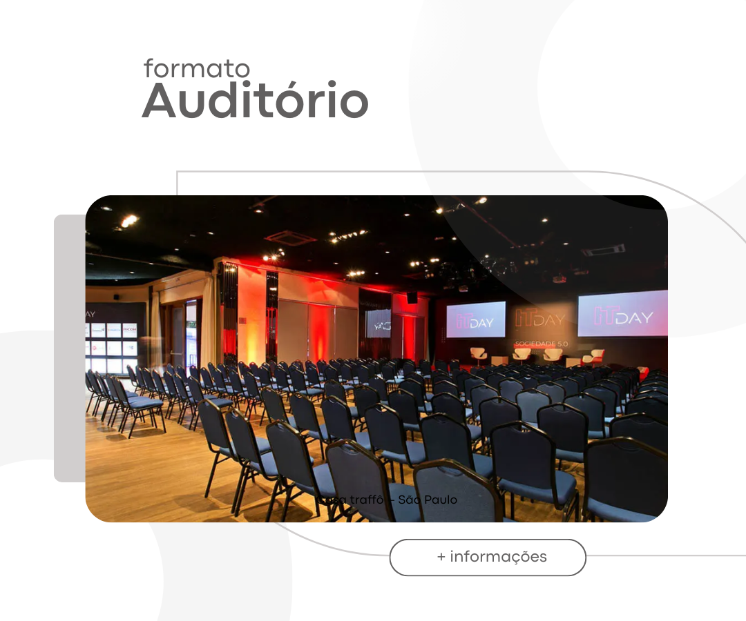 o que é formato auditório