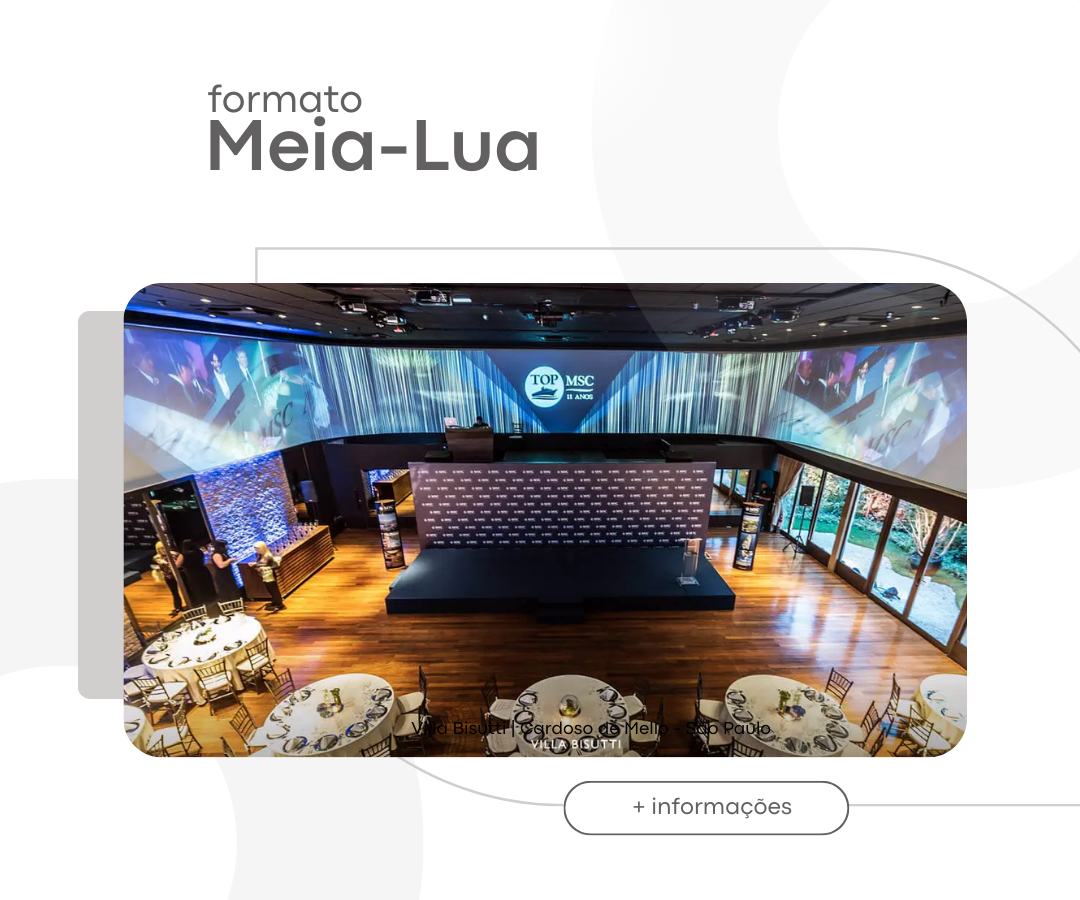 o que é formato meia lua