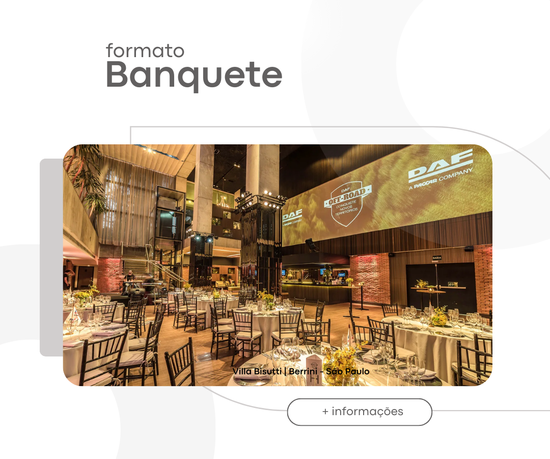 o que é formato banquete - bonafides